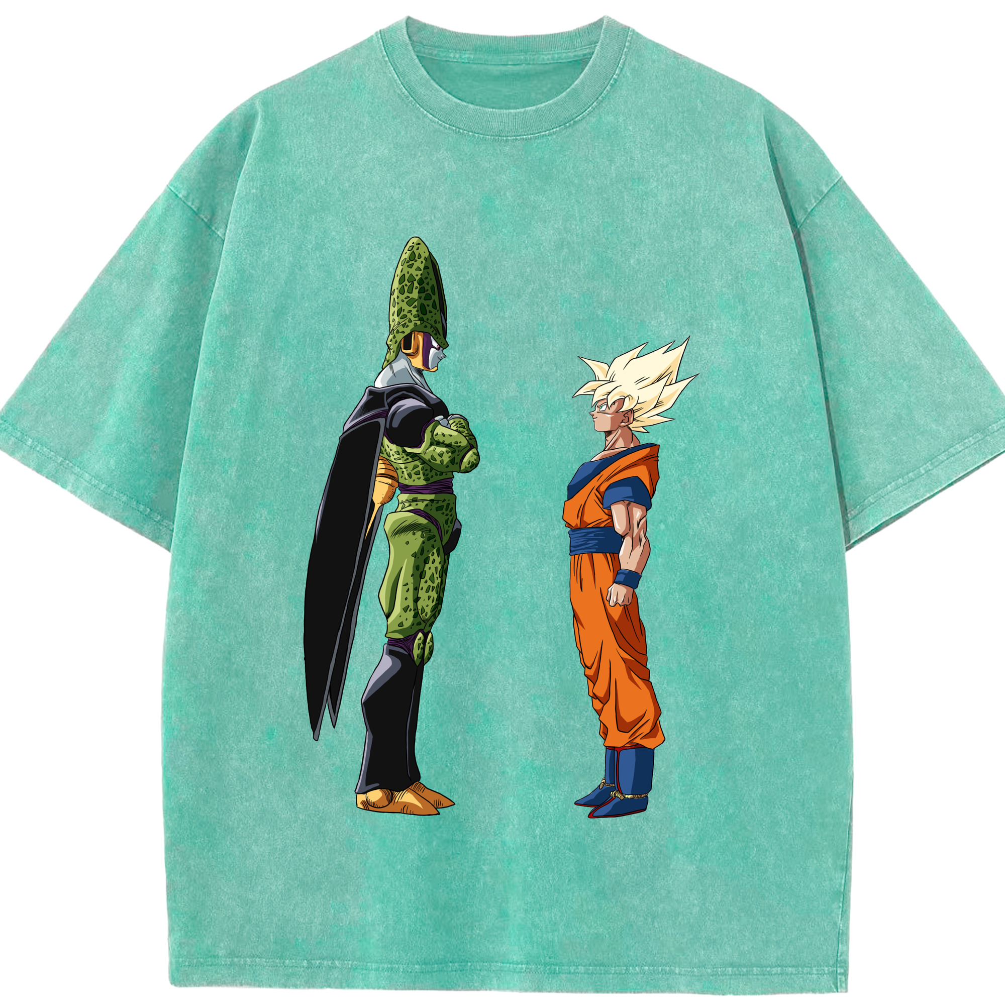（画像用） ドラゴンボール DRAGON BALL 綿100% ヴィンテージ風 半袖Tシャツ（フロントプリント）